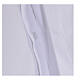 Chemise clergyman grandes tailles manches courtes mélange coton In Primis blanche s4