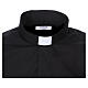 Camicia clergy manica corta nero In Primis TAGLIE FORTI misto cotone s2