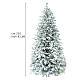 Árbol de Navidad 210 cm Poly Flocado Castor Winter Woodland s3