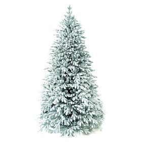 Árvore de Natal artificial 210 cm Poly flocado Castor Winter Woodland