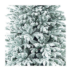 Choinka 225 cm ośnieżona flokowana Poly Castor Winter Woodland