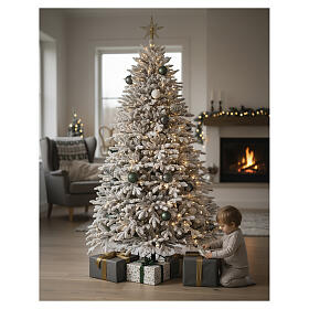Christmas tree 225 Poly frosted Castor Winter Woodland