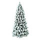 Frosted Christmas tree 210 cm PVC Nordend Winter Woodland s1