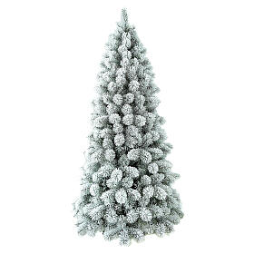 Árbol de Navidad 240 cm Flocado Pvc Nordend Winter Woodland
