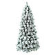 Sapin de Noël 240 enneigé pvc Nordend Winter Woodland s1