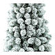 Christmas tree 240 cm Frosted PVC Nordened Winter Woodland s2