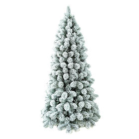 Albero di Natale 270 cm Floccato Pvc Nordend Winter Woodland