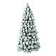 Sapin de Noël 300 cm enneigé pvc Nordend Winter Woodland s1