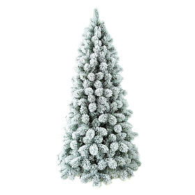 Albero di Natale 300 cm Floccato Pvc Nordend Winter Woodland