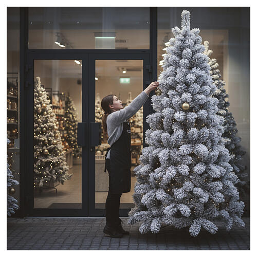 Snowy Christmas tree 300 cm PVC Nordend Winter Woodland 4