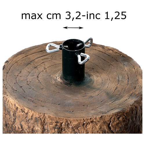 Resin trunk base for Winter Woodland Christmas trees 150-180 cm 3