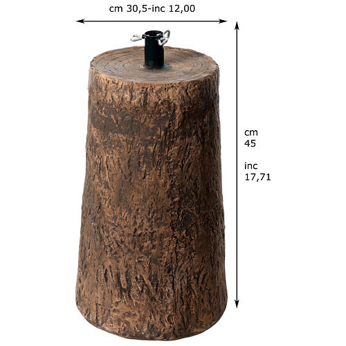 Resin trunk base for Winter Woodland Christmas trees 150-180 cm 4