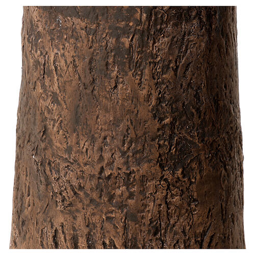 Base tronco árbol Navidad 180-210 cm efecto madera resina Winter Woodland 5