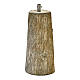 Base tronco albero Natale 180-210 cm effetto legno resina Winter Woodland s1