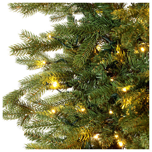 Dunant Slim Winter Woodland Christmas tree, 180 cm, green poly, 392 LED lights 4