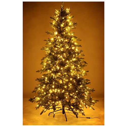 Dunant Slim Winter Woodland Christmas tree, 180 cm, green poly, 392 LED lights 6