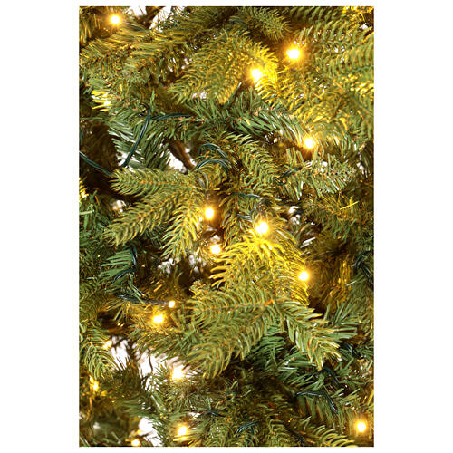 Dunant Slim Winter Woodland Christmas tree, 180 cm, green poly, 392 LED lights 9