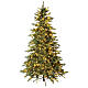 Albero di Natale 180 cm Poly Dunant Slim verde 392 led Winter Woodland s1