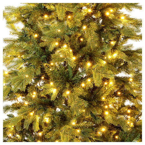 Dunant Slim Winter Woodland Christmas tree, 210 cm, green poly, 568 LED lights 3