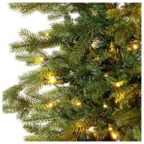 Dunant Slim Winter Woodland Christmas tree, 210 cm, green poly, 568 LED lights 4