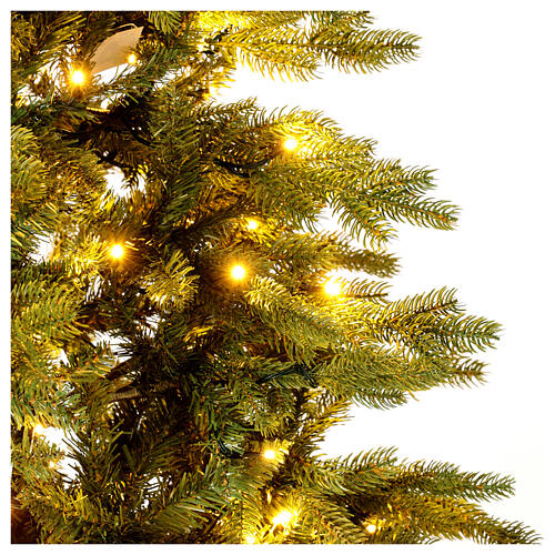 Dunant Slim Winter Woodland Christmas tree, 210 cm, green poly, 568 LED lights 7