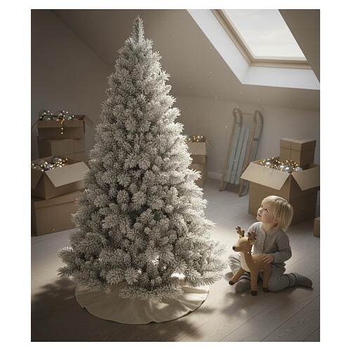 PVC Flocked Grober Christmas tree by Winter Woodland 150 cm 4