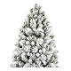 PVC Flocked Grober Christmas tree by Winter Woodland 150 cm s3