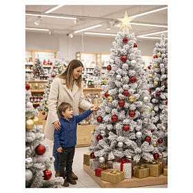 Árvore de Natal Grober Winter Woodland 150 cm PVC flocado