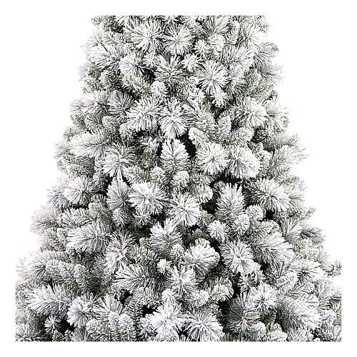 Árbol Navidad 210 cm pvc flocado Grober Winter Woodland 2