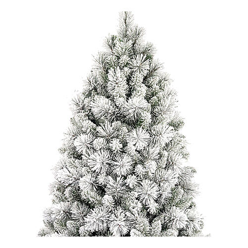 Grober Flocked PVC Christmas Tree 225 cm Winter Woodland 3