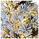 Albero Natale 180 cm luci led pvc Floccato Grober Winter Woodland s2