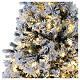 Albero Natale 180 cm luci led pvc Floccato Grober Winter Woodland s4