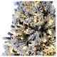 Árbol de Navidad 210 cm luces led pvc Flocado Grober Winter Woodland s7