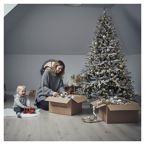 Artificial Christmas tree 180cm Poly green Chaubert Winter Woodland 2