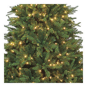 Green poly Jorasses Winter Woodland Christmas Tree of 150 cm, 224 LED lights