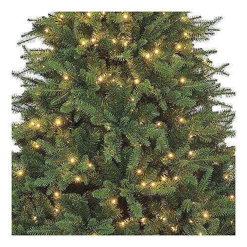 Green poly Jorasses Winter Woodland Christmas Tree of 150 cm, 224 LED lights 2
