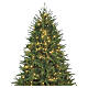 Green poly Jorasses Winter Woodland Christmas Tree of 150 cm, 224 LED lights s3