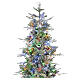 Green poly Bionnassay Winter Woodland Christmas Tree of 180 cm, 296 RGB LED lights s3
