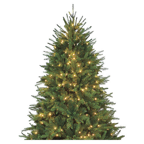 Green poly Jorasses Winter Woodland Christmas Tree of 210 cm, 544 LED lights 3
