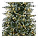 Sapin de Noël Chaubert Winter Woodland poly vert éclairé 664 LEDs 210 cm s2