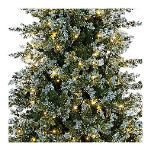 Árvore de Natal Chaubert 210 cm Winter Woodland Poly verde 664 luzes LED 2