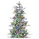 Green poly Bionnassay Winter Woodland Christmas Tree of 225 cm, 440 RGB LED lights s3