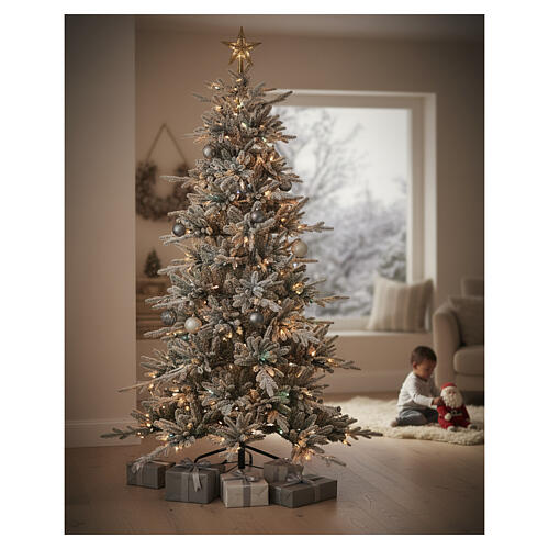 Árbol Navidad 225 cm 440 LED RGB Winter Woodland Poly Bionnassay 2