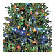 Árvore de Natal 210 cm 576 luzes LED RGB Winter Woodland polietileno Rocheuse s2