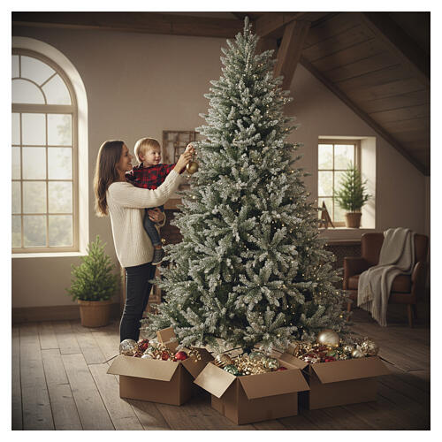Albero di Natale 270 cm Chaubert Poly verde Winter Woodland 4