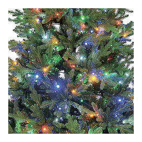 Green poly Rocheuse Winter Woodland Christmas Tree, 240 cm, 776 RGB LED lights