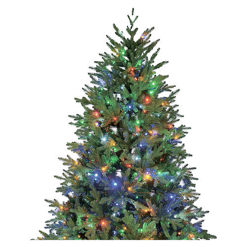 Árvore de Natal Rocheuse 240 cm 776 luzes LED RGB Winter Woodland polietileno 5