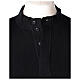 Black clergy sweater In Primis, 50% merino wool 50% acrylic s4