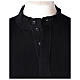 Black clergy sweater In Primis, 50% merino wool 50% acrylic s5