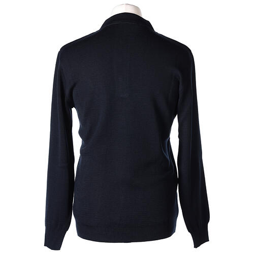 Blue clergy sweater In Primis, 50% merino wool 50% acrylic 5